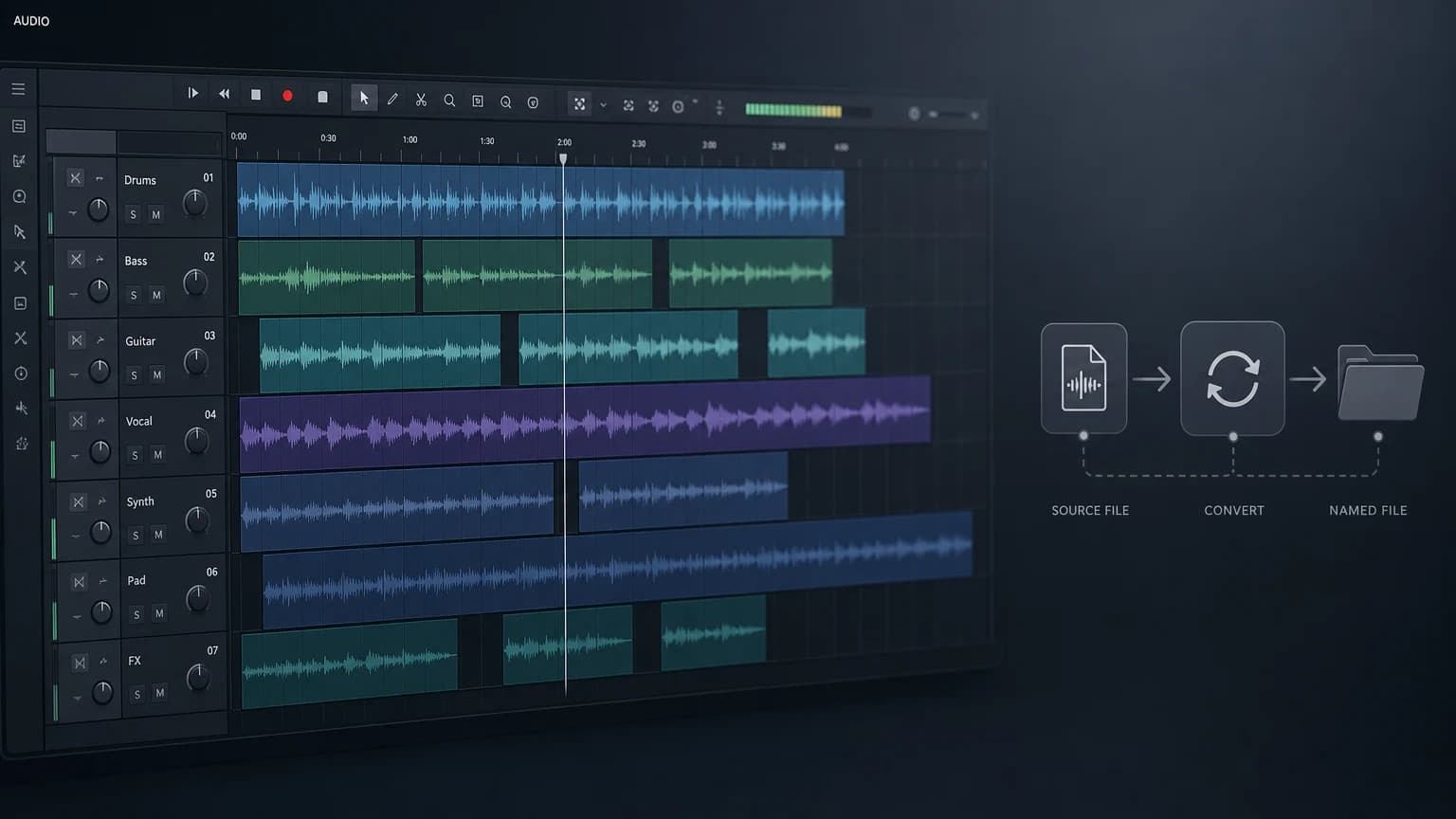 Pro Tools 에서의 Game CV 편집
